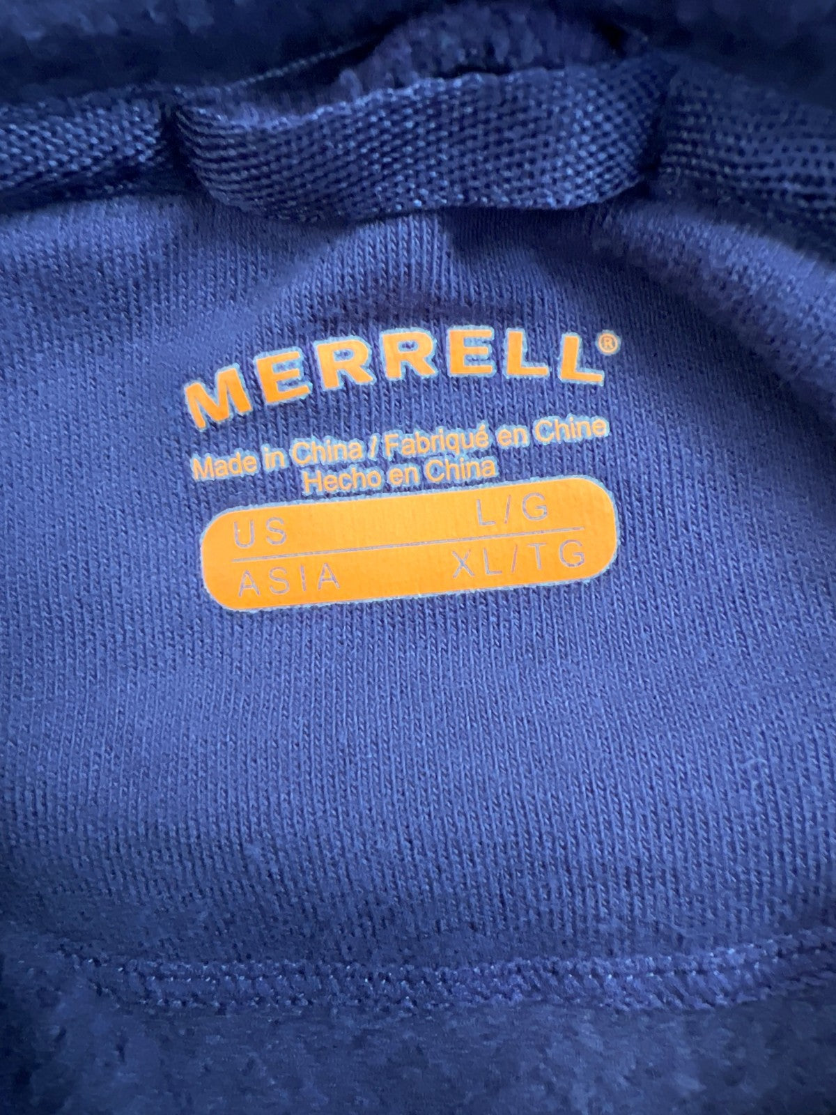 Merrell Women’s Purple Hike On Fleece Lined Pullover Sweatshirt - L