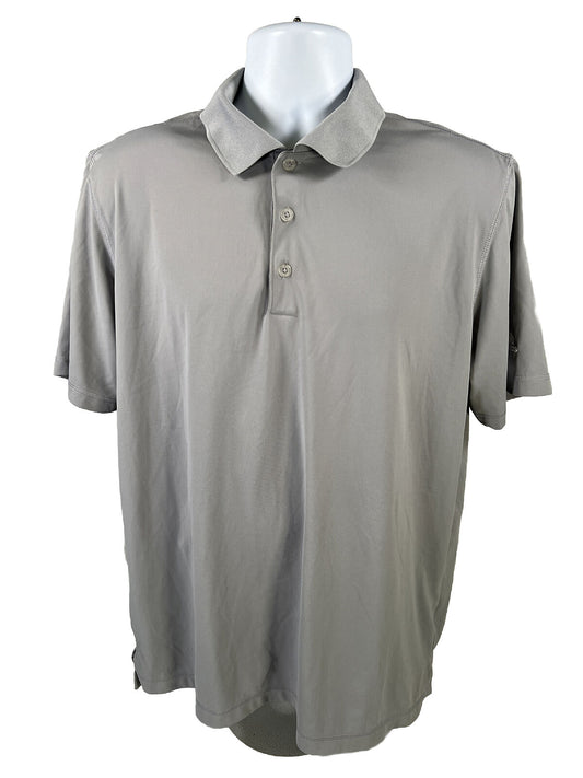 adidas Men's Gray Puremotion Golf Polo Shirt Short Sleeve - L