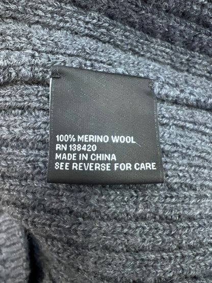 Carlisle Collection Women’s Gray/Blue Cable Knit Sweater Dress W/ Cardigan - M