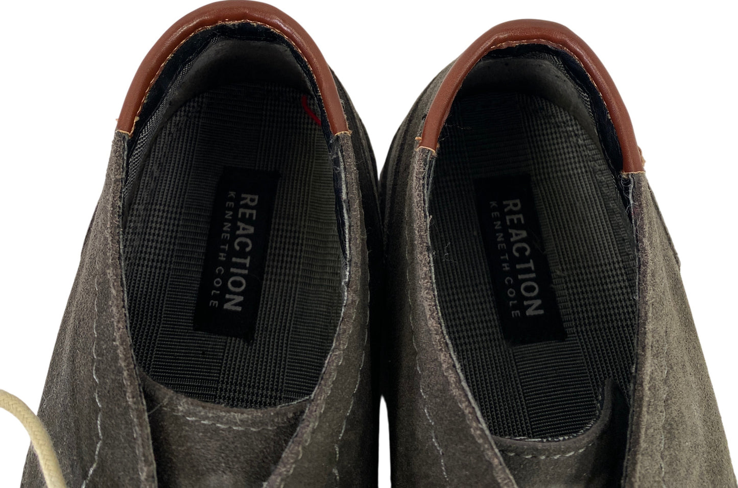 Kenneth Cole Reaction Men’s Gray Suede Desert Wind Chukka Shoes - 12