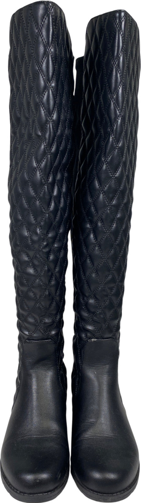 Unisa Women’s Black Quilted Over The Knee Boots - 7