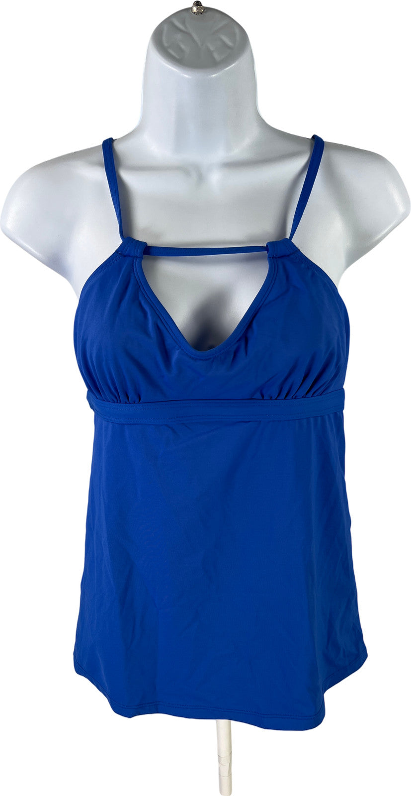 Athleta Women’s Blue Scoop Tankini Bathing Suit Swim Top - XS