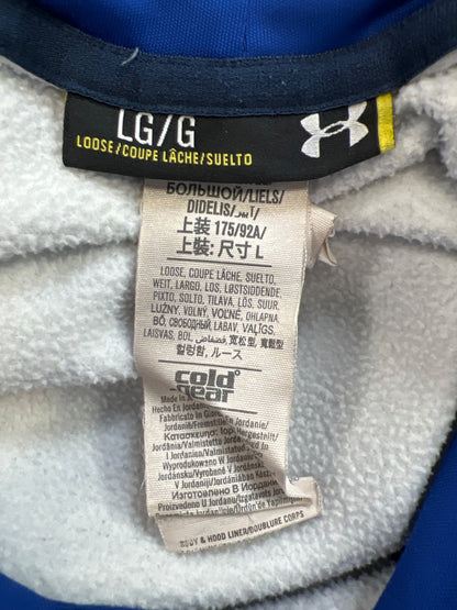 Under Armour Men’s Gray/Blue Fleece Lined Storm Pullover Sweatshirt - L