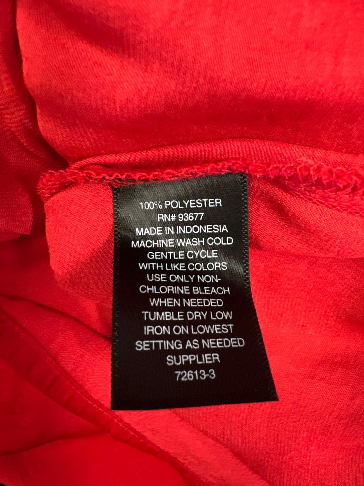 Worthington Women’s Red Wrap Front Long Sleeve Blouse - L