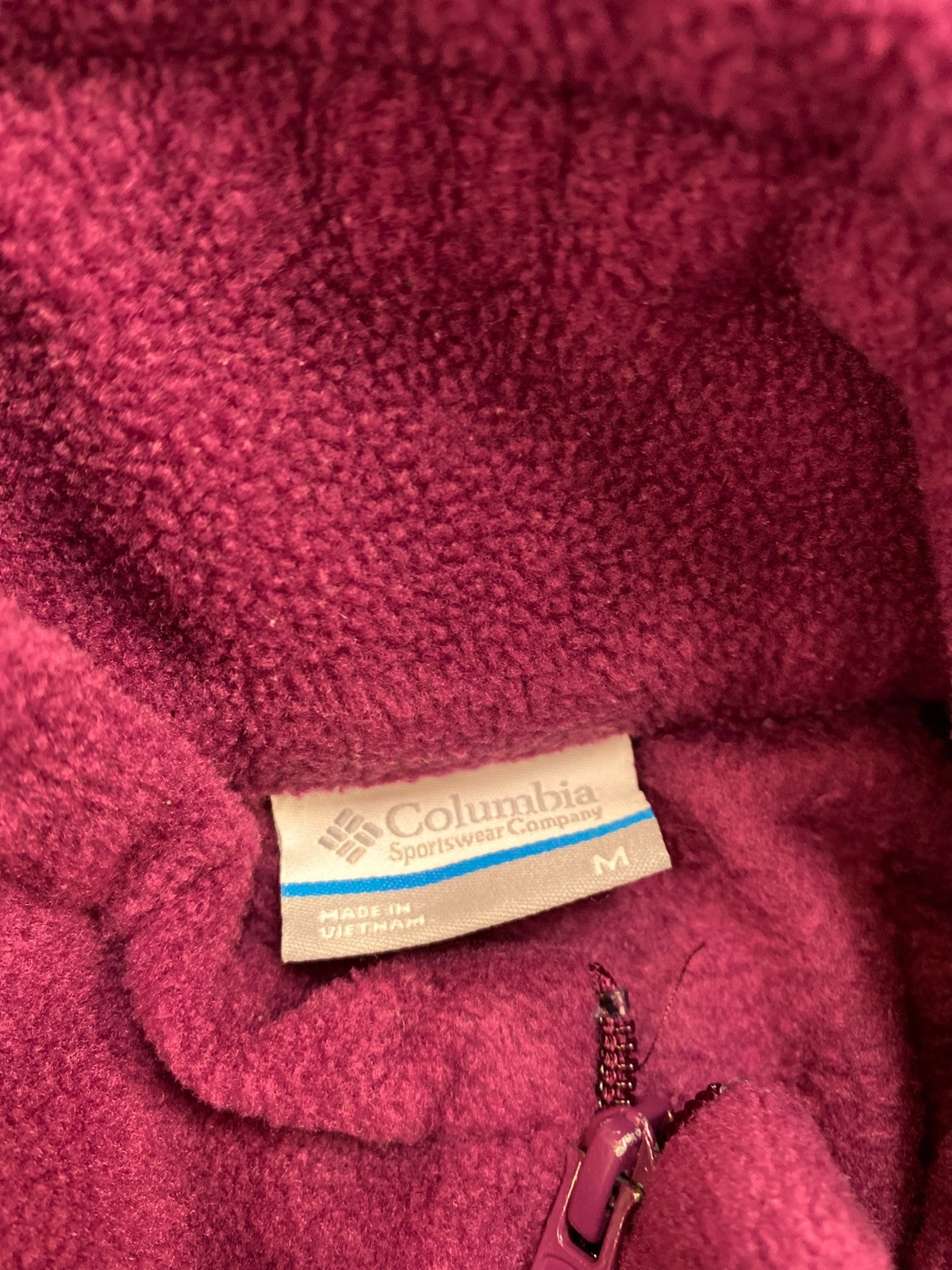 Columbia Women’s Purple Benton Springs Fleece Jacket - M