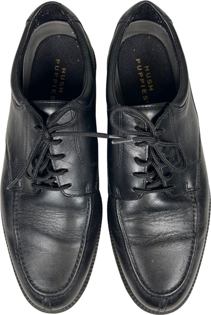 Hush Puppies Men’s Black Leather Lace Up Oxford Dress Shoes - 13