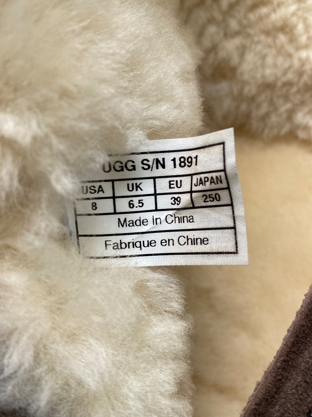 UGG Women’s Brown Knightsbridge Sherpa Lined Tall Shearling Boots - 8