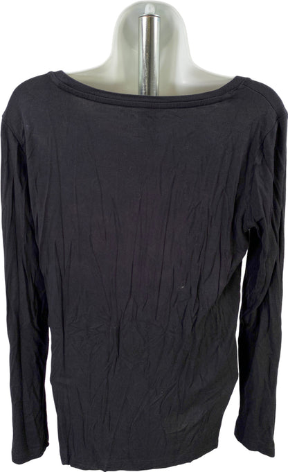 Tahari Women’s Black Long Sleeve Casual Shirt - M