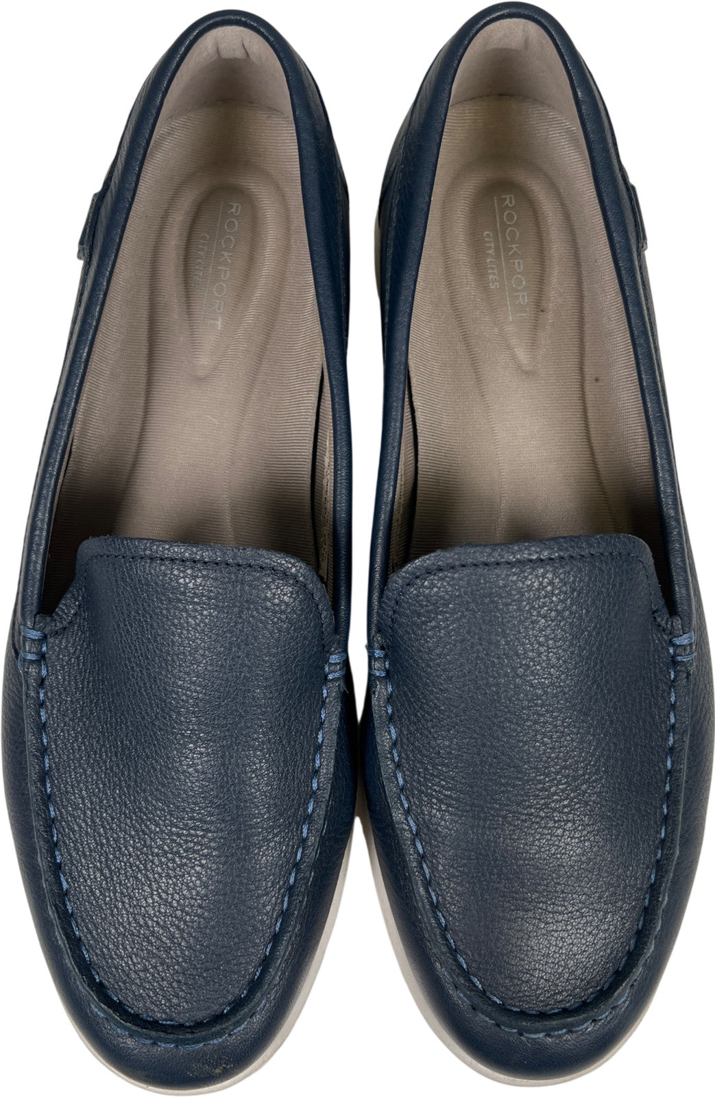 Rockport Women’s Blue City Lites Washable Loafers - 8