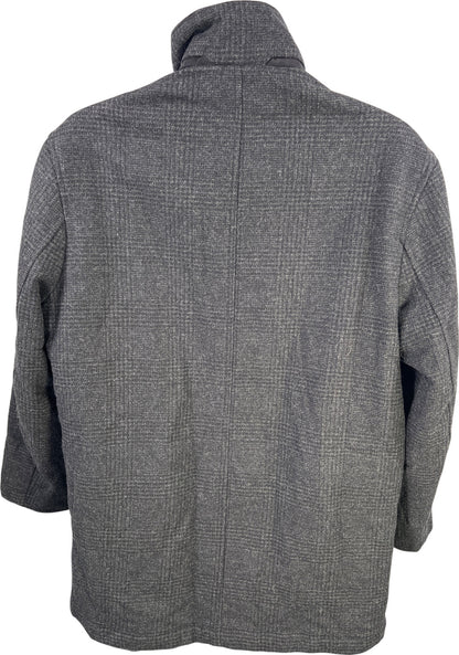 Jos A Bank Men’s Black Wool Blend Full Zip Dress Jacket - L