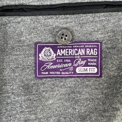 American Rag Men's Gray Comfort Cotton Blend Blazer - M