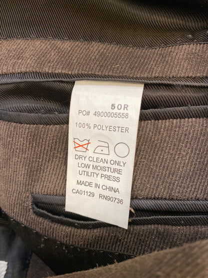 Calvin Klein Men’s Brown Long Sleeve Two Button Blazer Jacket - 50