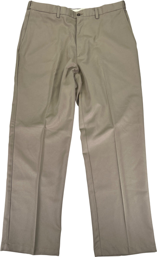 Haggar Men’s Beige Cool 18 Khaki Dress Pants - 36x30