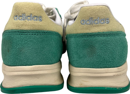Adidas Women’s White/Green Suede Run 70’s Lace Up Court Sneakers - 9.5