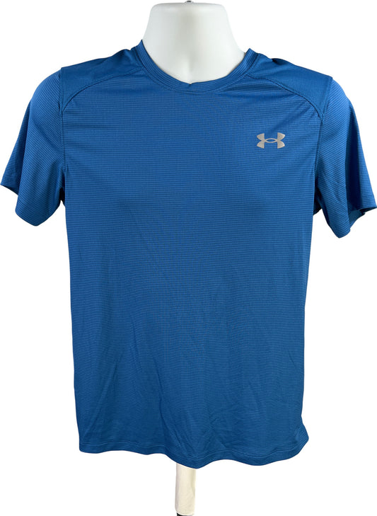 Under Armour Men’s Blue Fitted Coolswitch Short Sleeve Athletic Shirt - S