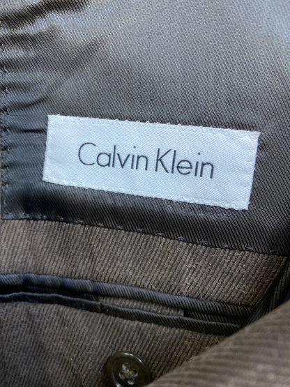 Calvin Klein Men’s Brown Long Sleeve Two Button Blazer Jacket - 50