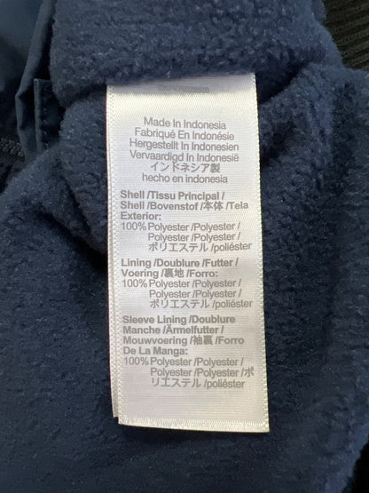 Madewell Men’s Blue Fleece Lined Full Zip Bomber Jacket - M