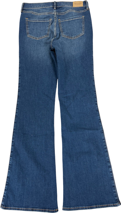 Abercrombie Kids Girls Medium Wash High Rise Flare Jeans - 15/16 Youth