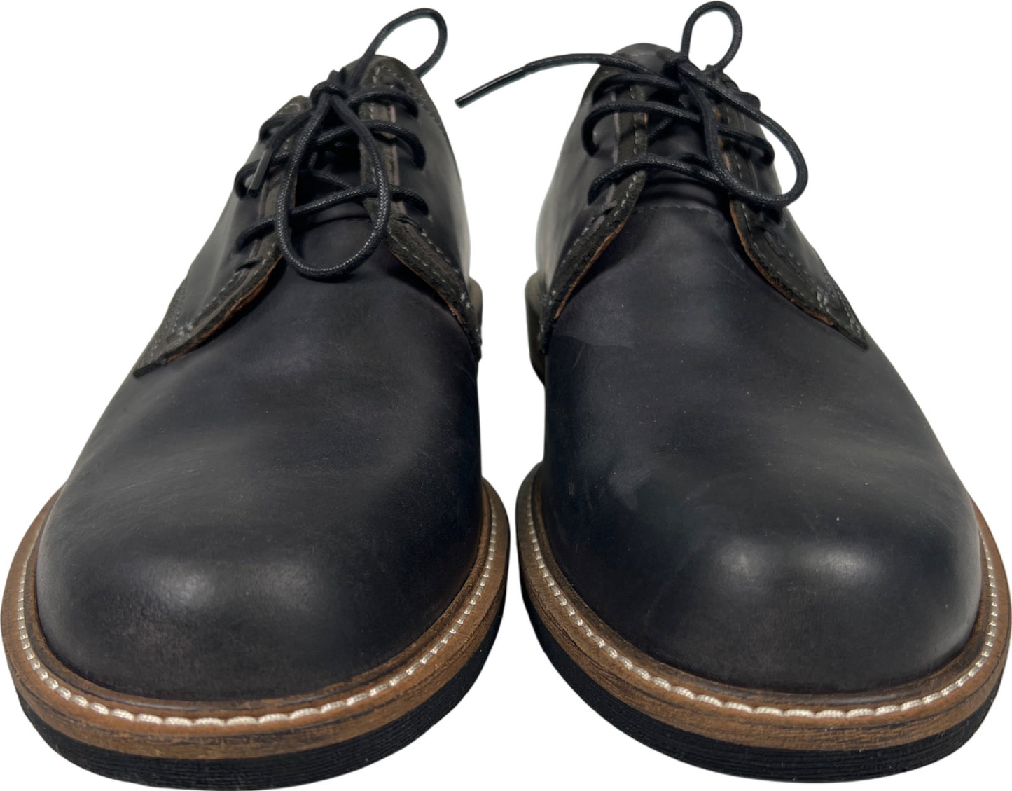 Ecco Men’s Black Leather Lace Up Oxford Dress Shoes - 42/US 8