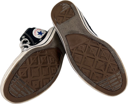 Converse Chuck Taylor Unisex Black Canvas High Top Sneakers - Women’s 8.5