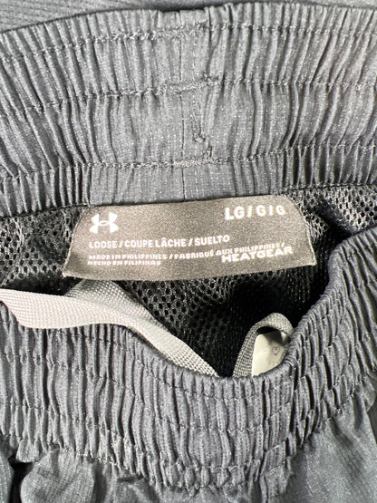 Under Armour Men’s Black Mesh Lined Warm Up Athletic Pants - L