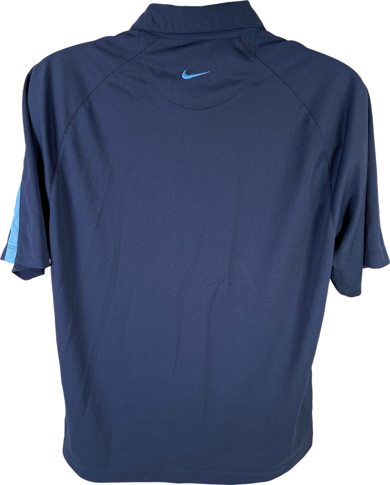 Nike Men’s Blue Short Sleeve Athletic Golf Polo Shirt - L
