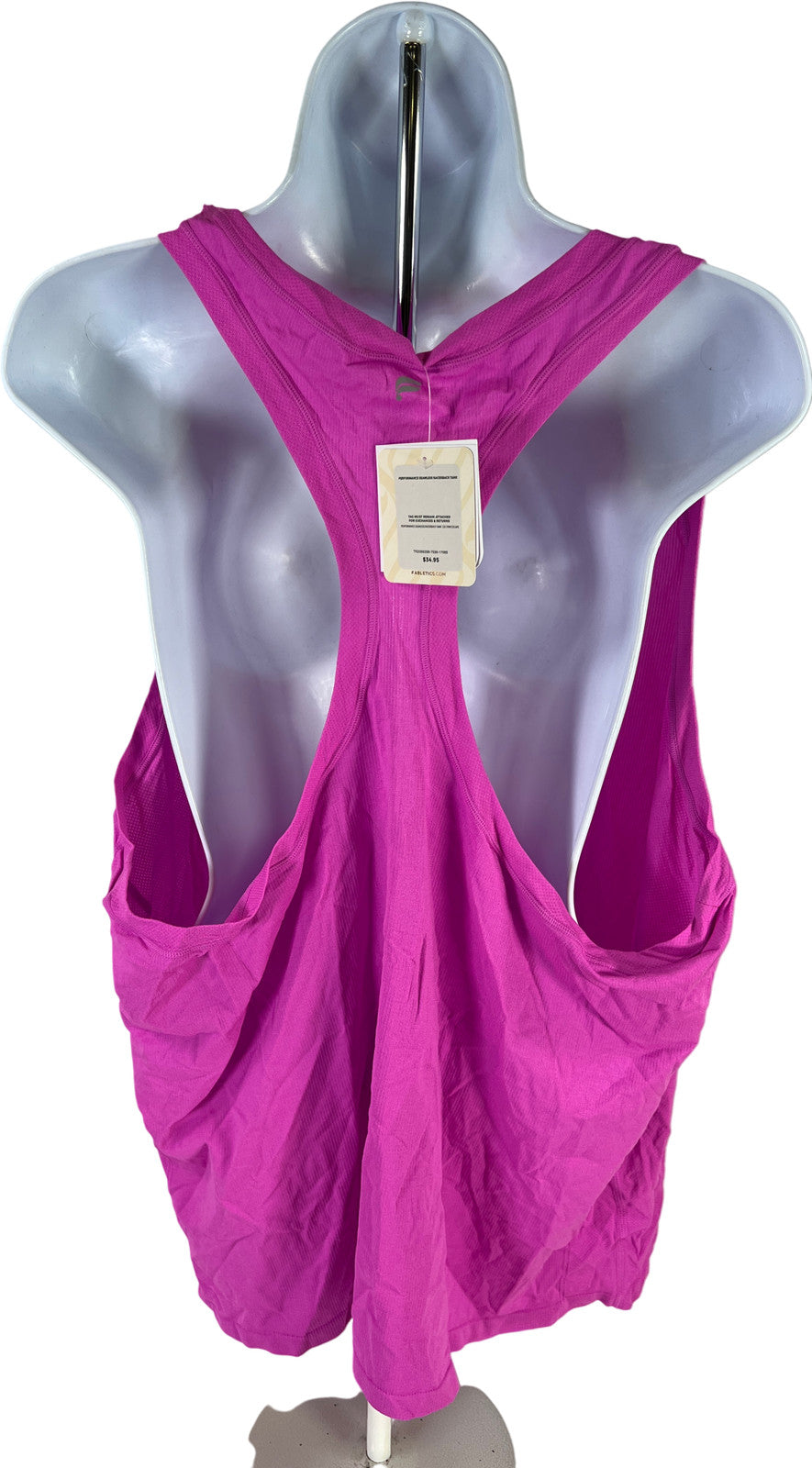 NEW Fabletic’s Women’s Pink Seamless Racerback Tank Top - Plus 3X