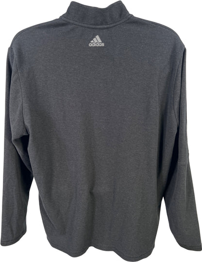 Adidas Men’s Black Long Sleeve 1/4 Zip Pullover Sweater - 2XL