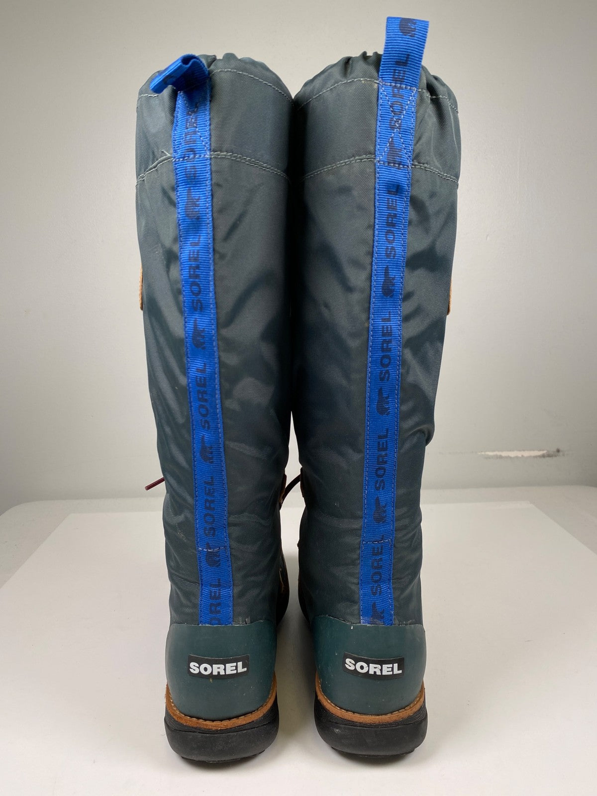 Sorel Women’s Green/Blue Vintage Waterproof Insulated Tall. Pull On Boots - 9