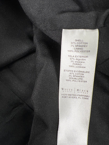 White House Black Market Women’s Black/White Pencil Skirt - 12