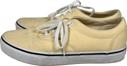 Vans Women’s Light Yellow Lace Up Casual Sneakers - 9