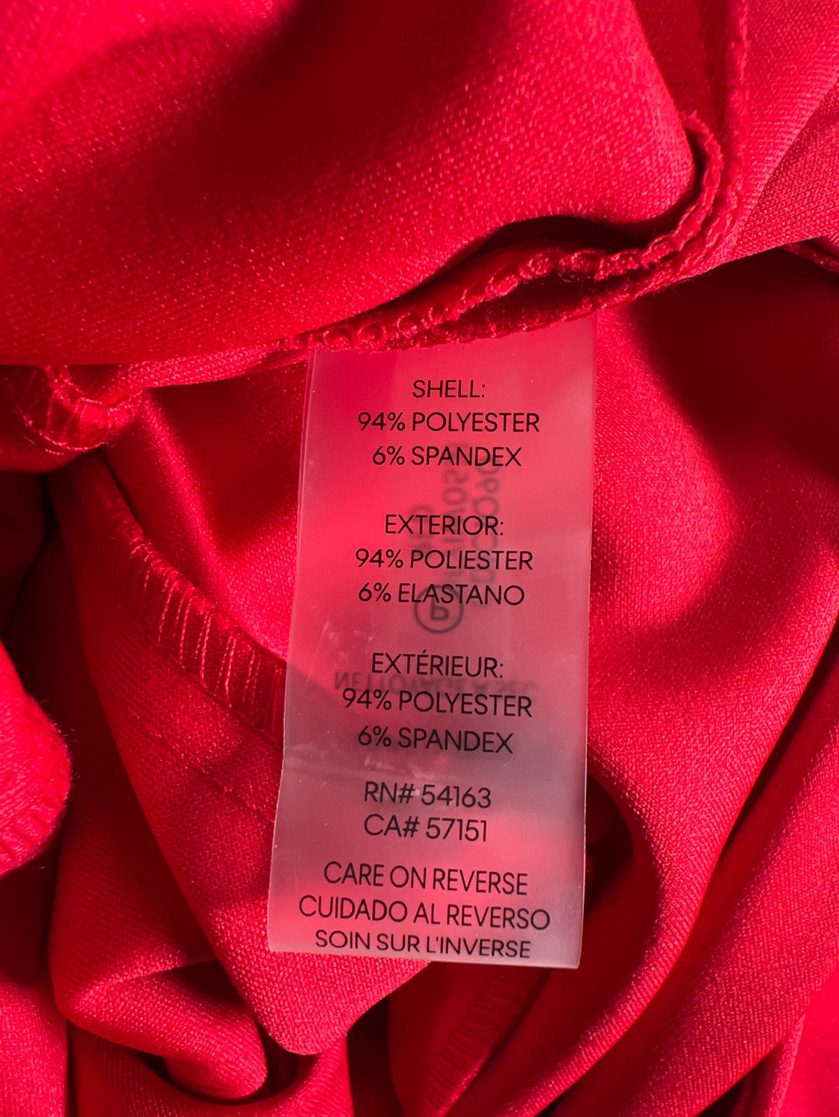 Calvin Klein Women’s Red Short Sleeve Long Sheath Dress - 10