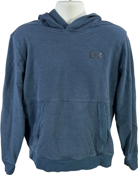 Under Armour Men’s Blue Fitted Threadborne ColdGear Pullover Sweatshirt - L