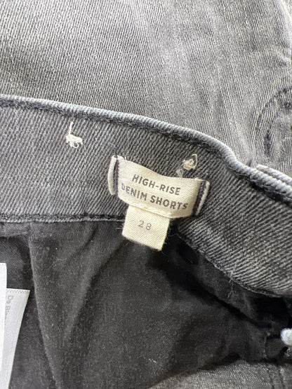 Madewell Women’s Black High Rise Denim Cutoff Jean Shorts - 28