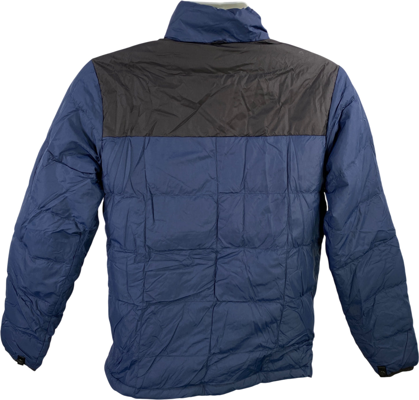 The North Face Men’s Blue Down Filled Full Zip Puffer Coat - S
