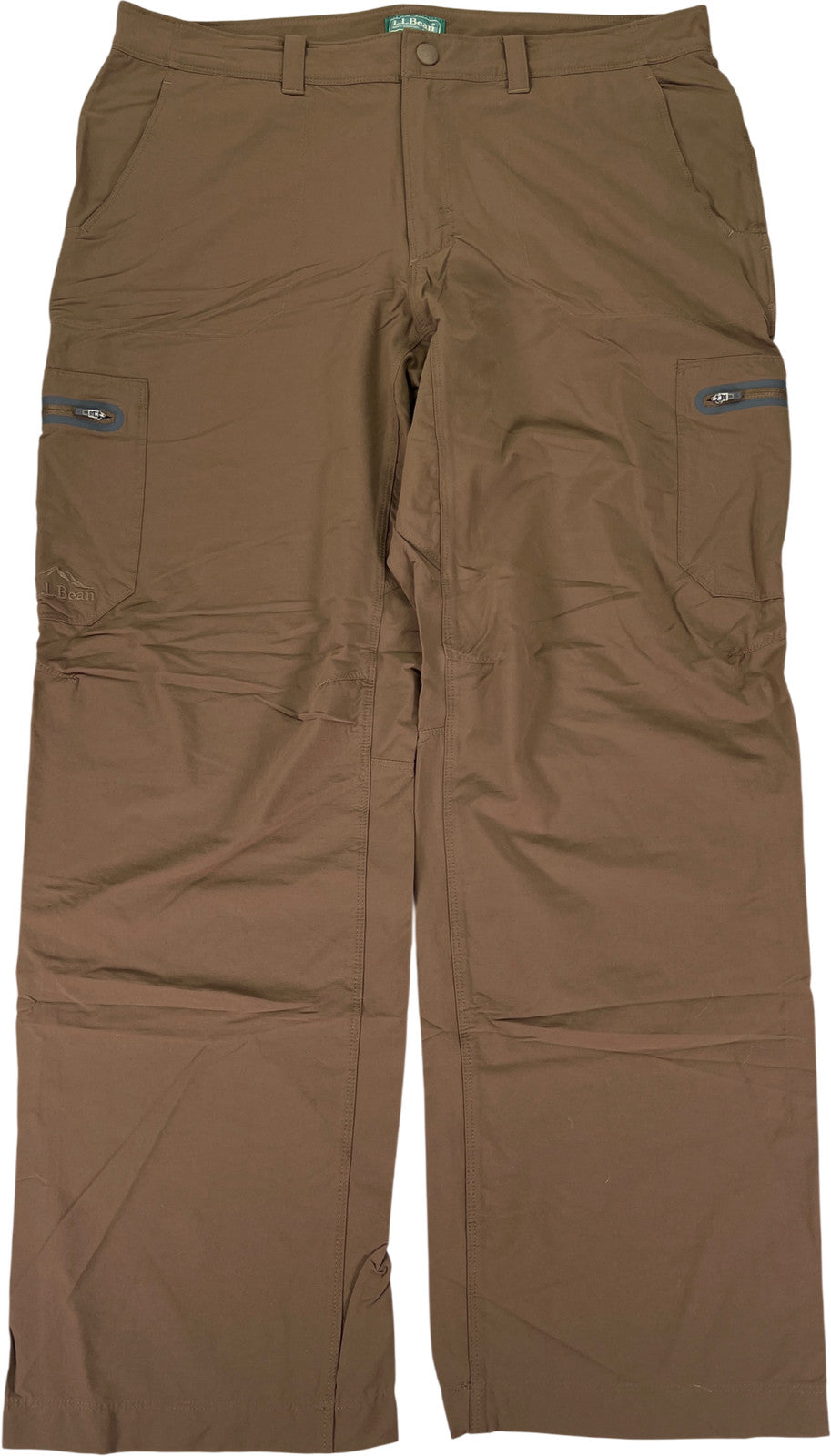 LL Bean Men’s Brown Cresta Water Resistant Hiking Pants - 36x30