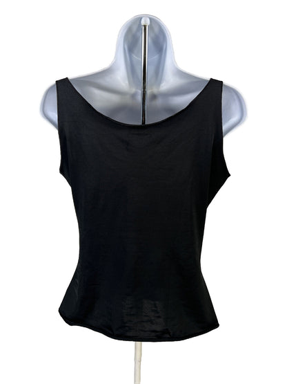 Spanx Camiseta sin mangas elástica negra para mujer - 8
