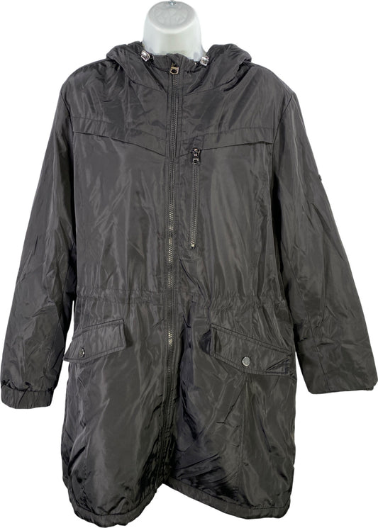 Lucky Brand Women’s Black Sherpa Lined Performance Parka Jacket - XL