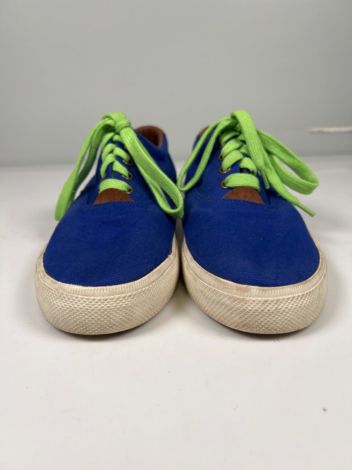 Polo Ralph Lauren Men’s Blue Canvas Vaughn Low Top Sneakers - 10.5D