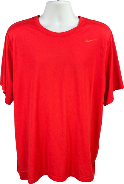 Nike Men’s Red Dri-Fit Short Sleeve Athletic T-Shirt - XXL