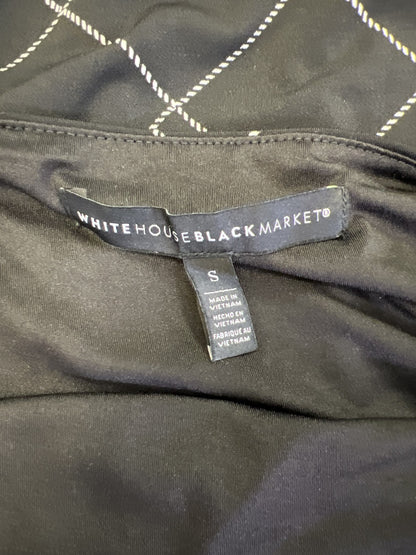 White House Black Market Women’s Black Sleeveless Shift Dress - S