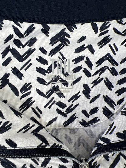 TAIL Women’s White & Blue White Label 1/4 Sleeve Sleeveless Shirt - L