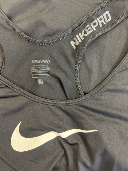 Nike Pro Women’s Black Sleeveless Racerback Athletic Tank Top - S
