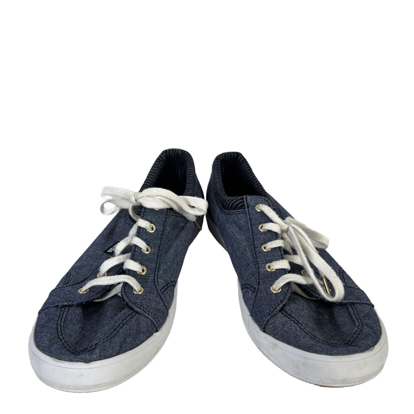 Keds Zapatillas bajas con cordones para mujer, color azul, 9,5