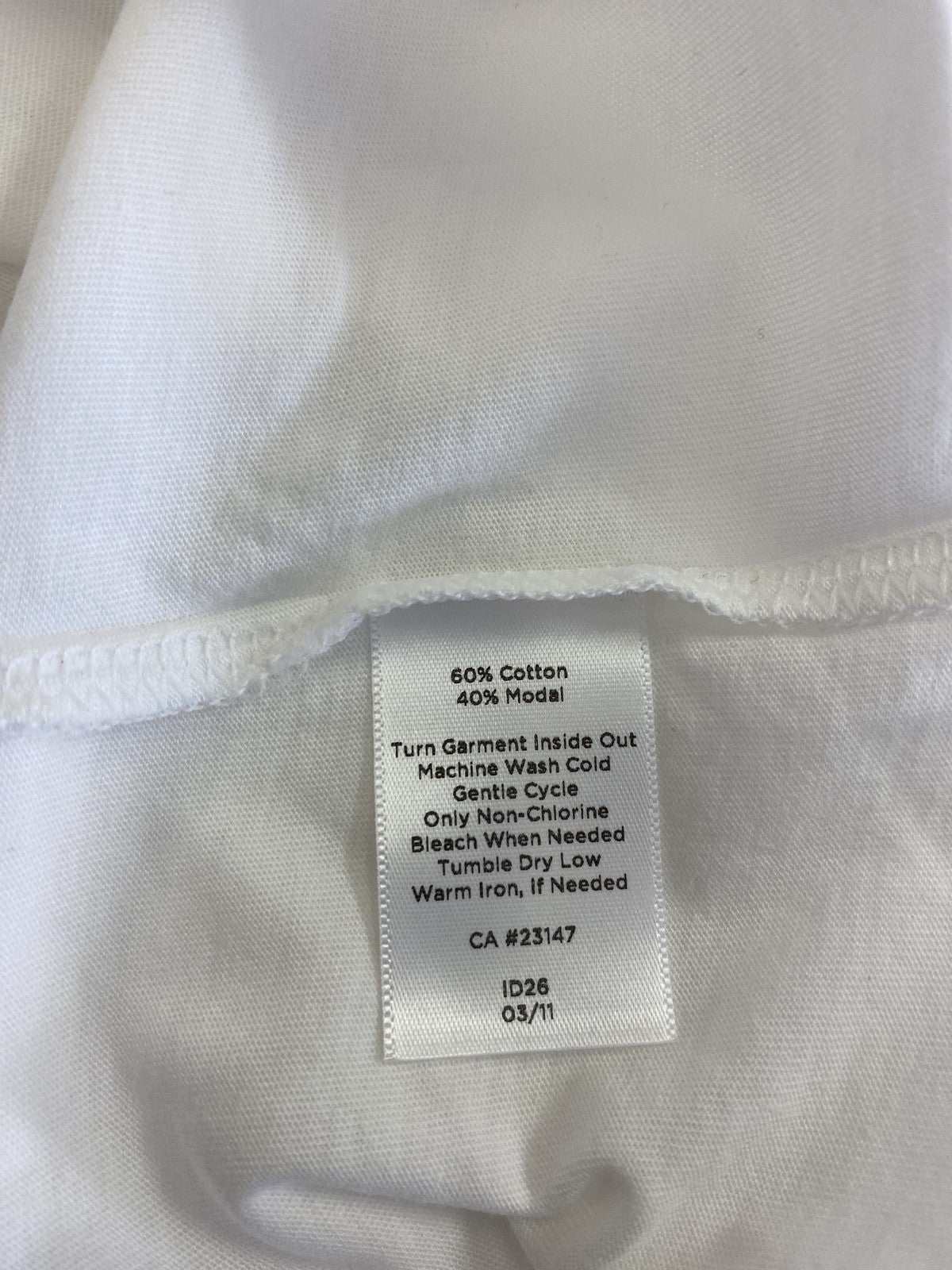 Talbots Women’s White Short Sleeve T-Shirt - 2X Petite