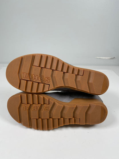 Sorel Women’s Gray Suede Evie Ankle Wedge Booties - 8.5