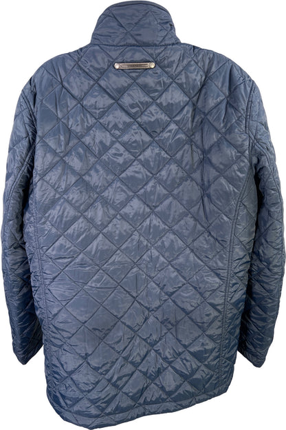 Cole Haan Women’s Blue Full Zip Light Puffer Quilted Jacket - L