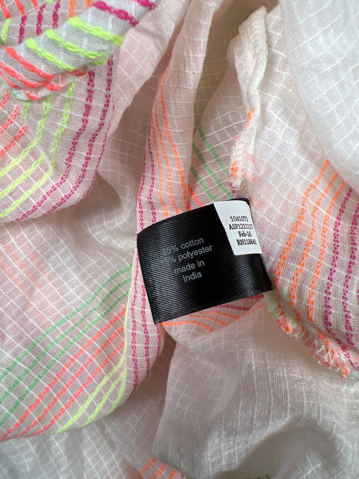 Lane Bryant Women’s White Multicolor Lightweight Long Sleeve Shirt - Plus 22/24