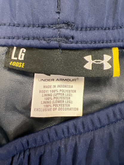 Under Armour Men’s Blue Storm 3 Zip Ankle Athletic Warm Up Pants - L