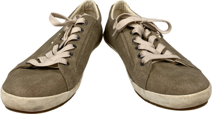 Taos Women’s Beige Star Canvas Lace Up Sneakers - 10 Wide